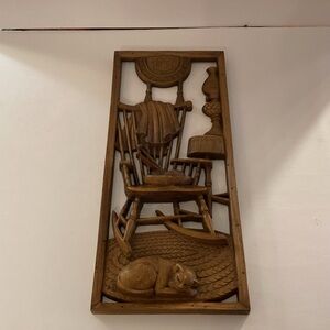 1960’s Burwood Products Country wall plaque